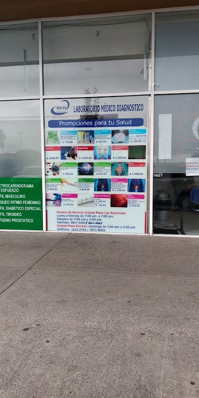 Dirección, horario, teléfono y opiniones de Laboratorio Bios en Cuautitlán Izcalli