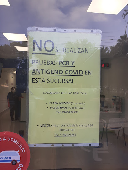 Dirección, horario, teléfono y opiniones de Laboratorio Médico del Chopo Apodaca Centro en Apodaca