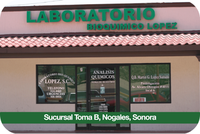 Dirección, horario, teléfono y opiniones de López Laboratorios Suc. Satelite en Nogales