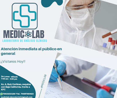 Dirección, horario, teléfono y opiniones de Mediclab Laboratorio en Acapulco