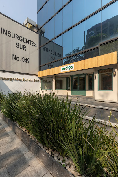 Dirección, horario, teléfono y opiniones de Mediqa Insurgentes en Benito Juárez