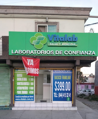 Dirección, horario, teléfono y opiniones de Vitalab Cardenas en Saltillo