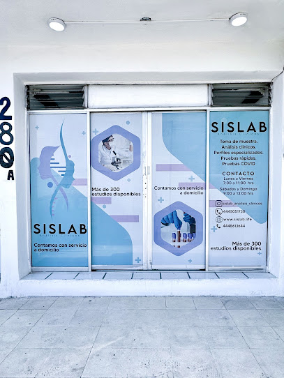 Dirección, horario, teléfono y opiniones de Sislab Análisis Clínicos en San Luis Potosí