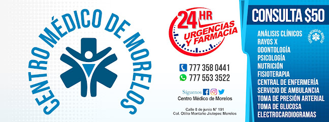 Dirección, horario, teléfono y opiniones de Centro Médico de Morelos en Jiutepec